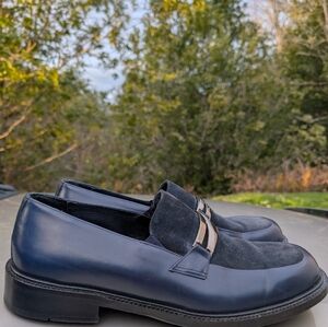 Mens Mezlan Blue Dress Shoes Size 11. Spain
